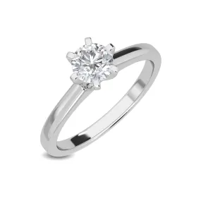 0.50 CT Lyric Solitaire Ring