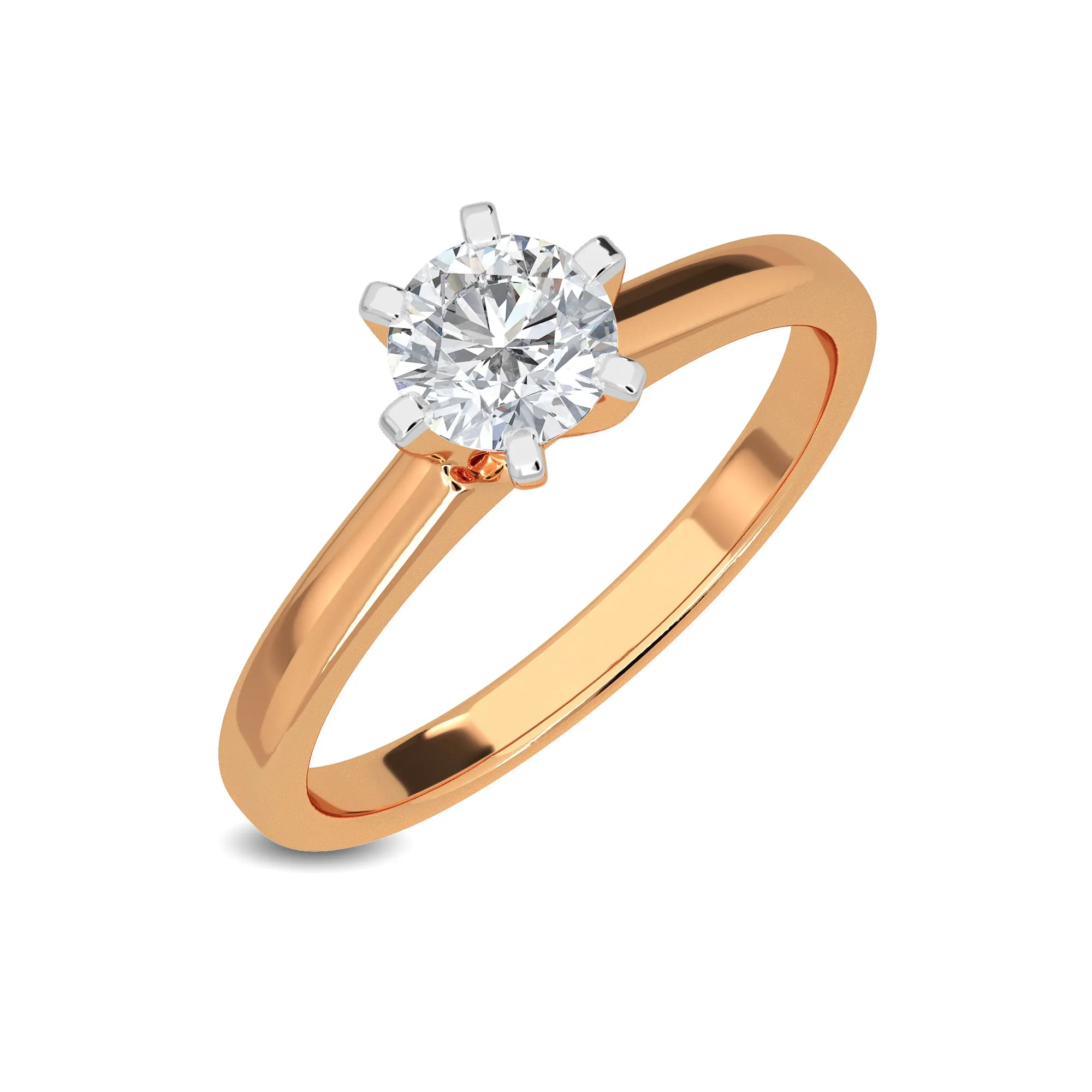 0.50 CT Lyric Solitaire Ring