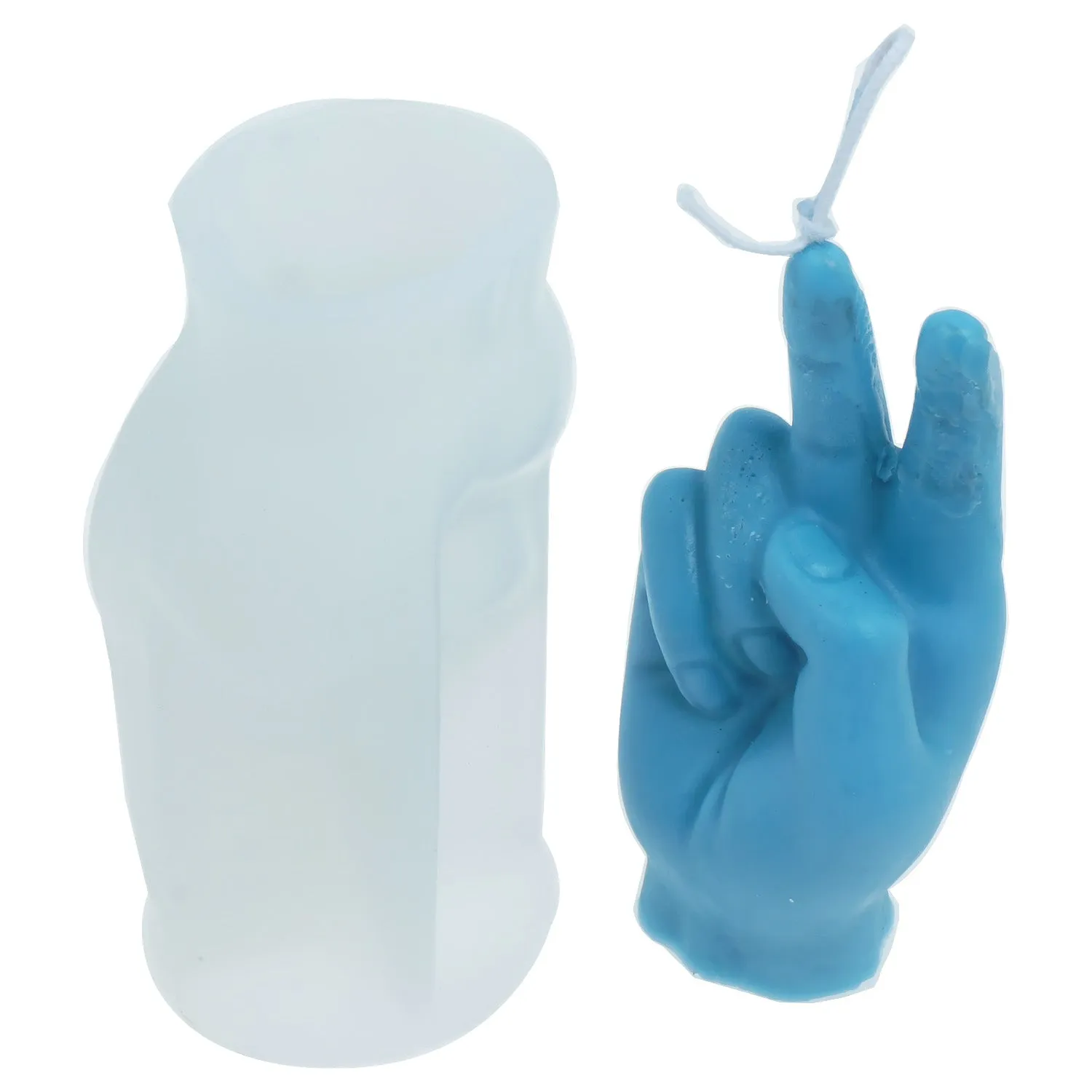 1 PCS 3D Finger Molds, Finger Gesture Candle Mold, Yeah Gesture Finger Mold, Resin Molds, Candle Molds 10383550