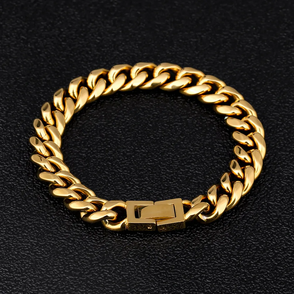 10mm Miami Cuban Link Bracelet KRKC