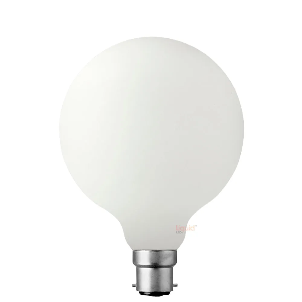 12W G125 LED Globe B22 Matte Finish in Soft White