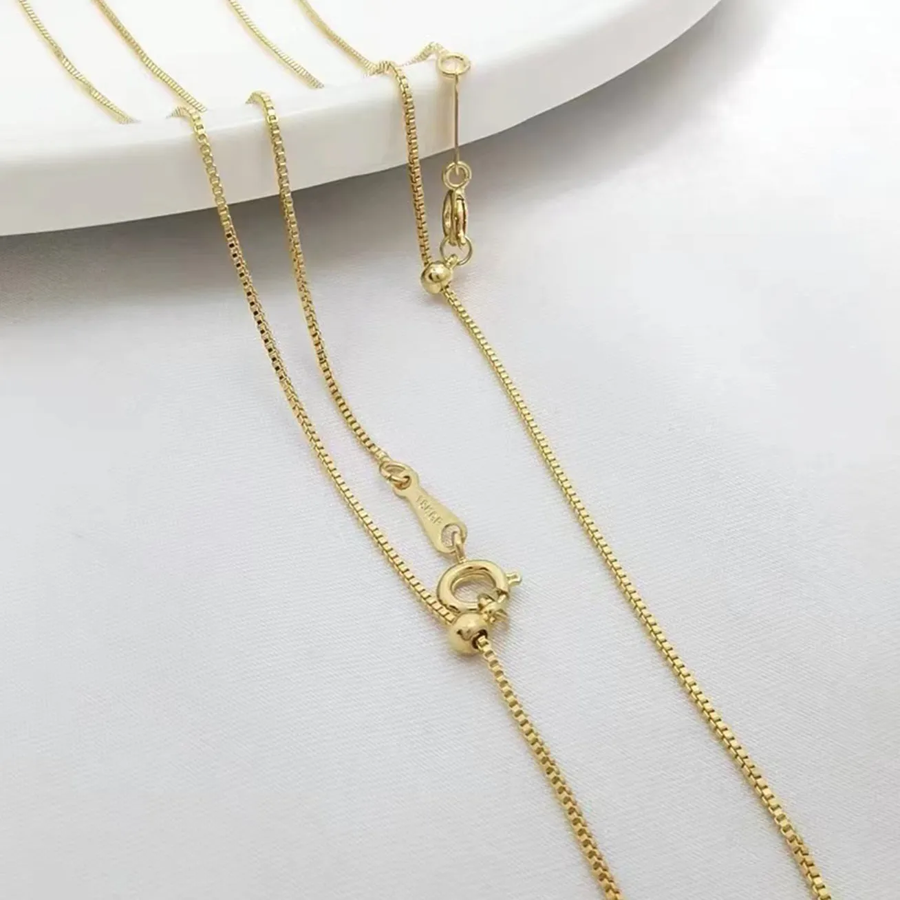 18K Solid Gold? Interchangeable Freshwater Pearl Necklace KN00044 | Possibilities