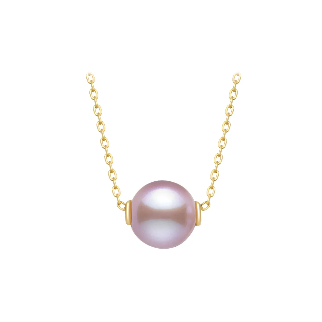 18K Solid Gold? Interchangeable Freshwater Pearl Necklace KN00044 | Possibilities