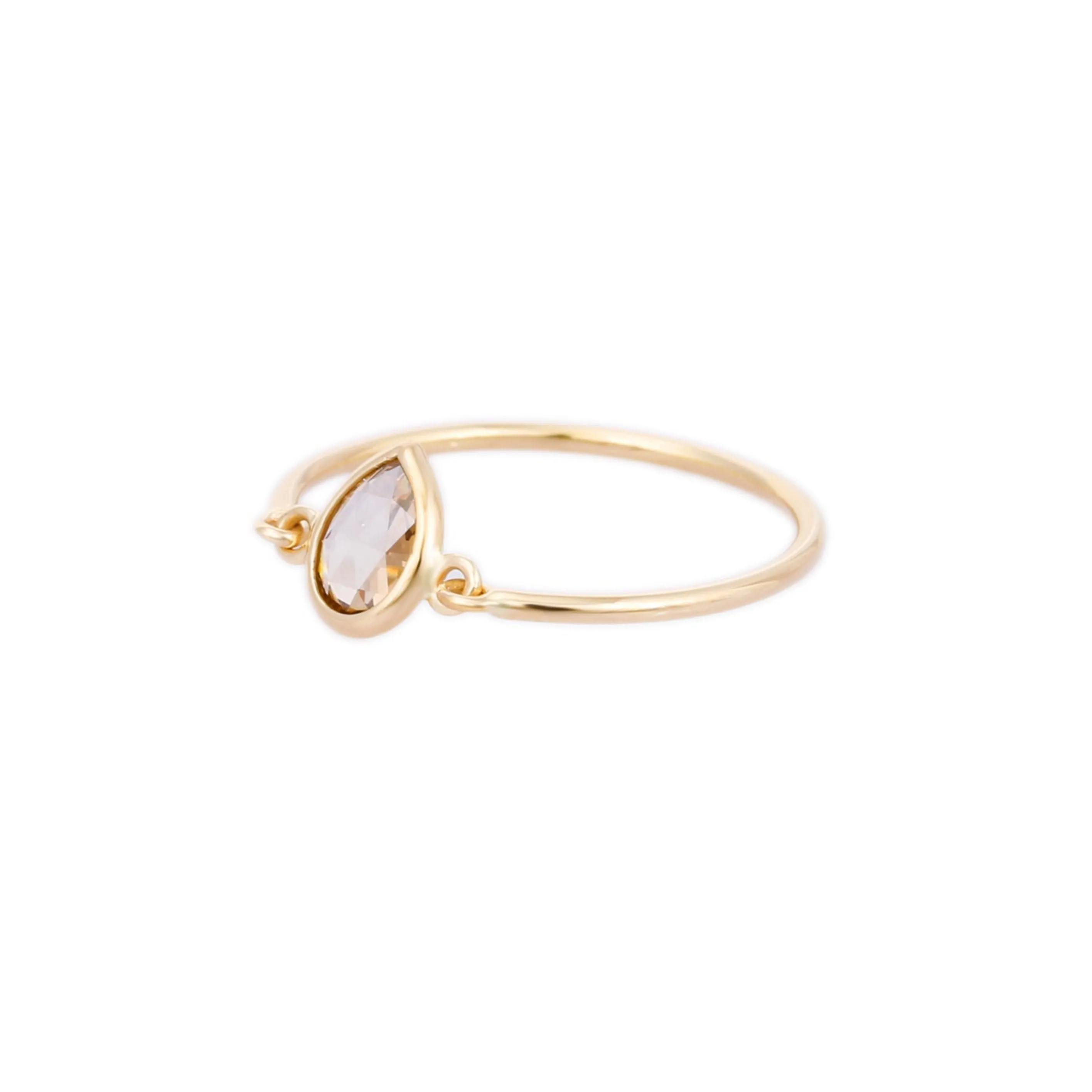 18K Yellow Gold Diamond Ring