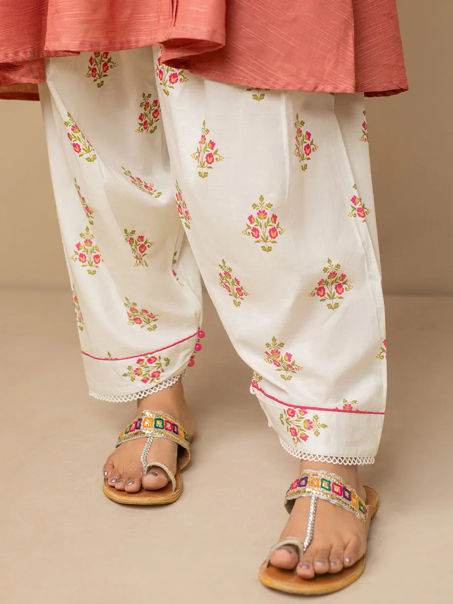 1pc Printed Stitched Shalwar - TPS23DA051