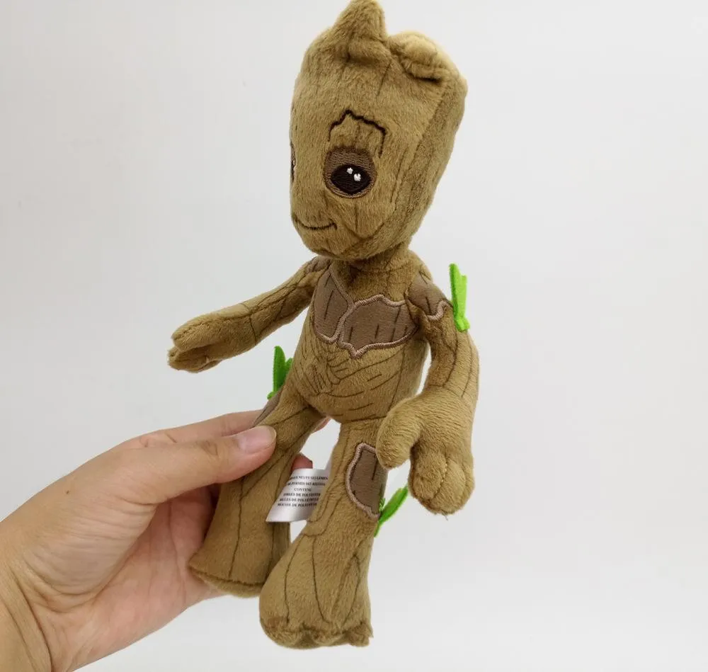 22cm Marvel Guardians of The Galaxy Cute Groot Stuffed Plush Toys Soft Kawaii Baby Tree Man Stuff Doll Toys Gifts for Children