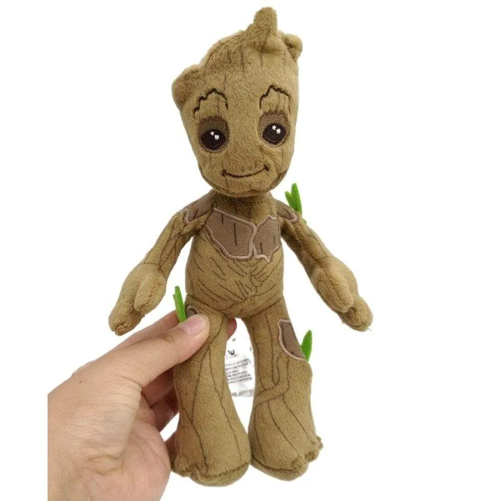 22cm Marvel Guardians of The Galaxy Cute Groot Stuffed Plush Toys Soft Kawaii Baby Tree Man Stuff Doll Toys Gifts for Children