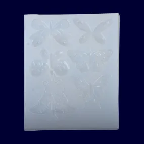 92*112mm butterfly Silicone mold 6 styles Butterfly Cabochon Mold Craft Supplies 1pcs 10299150