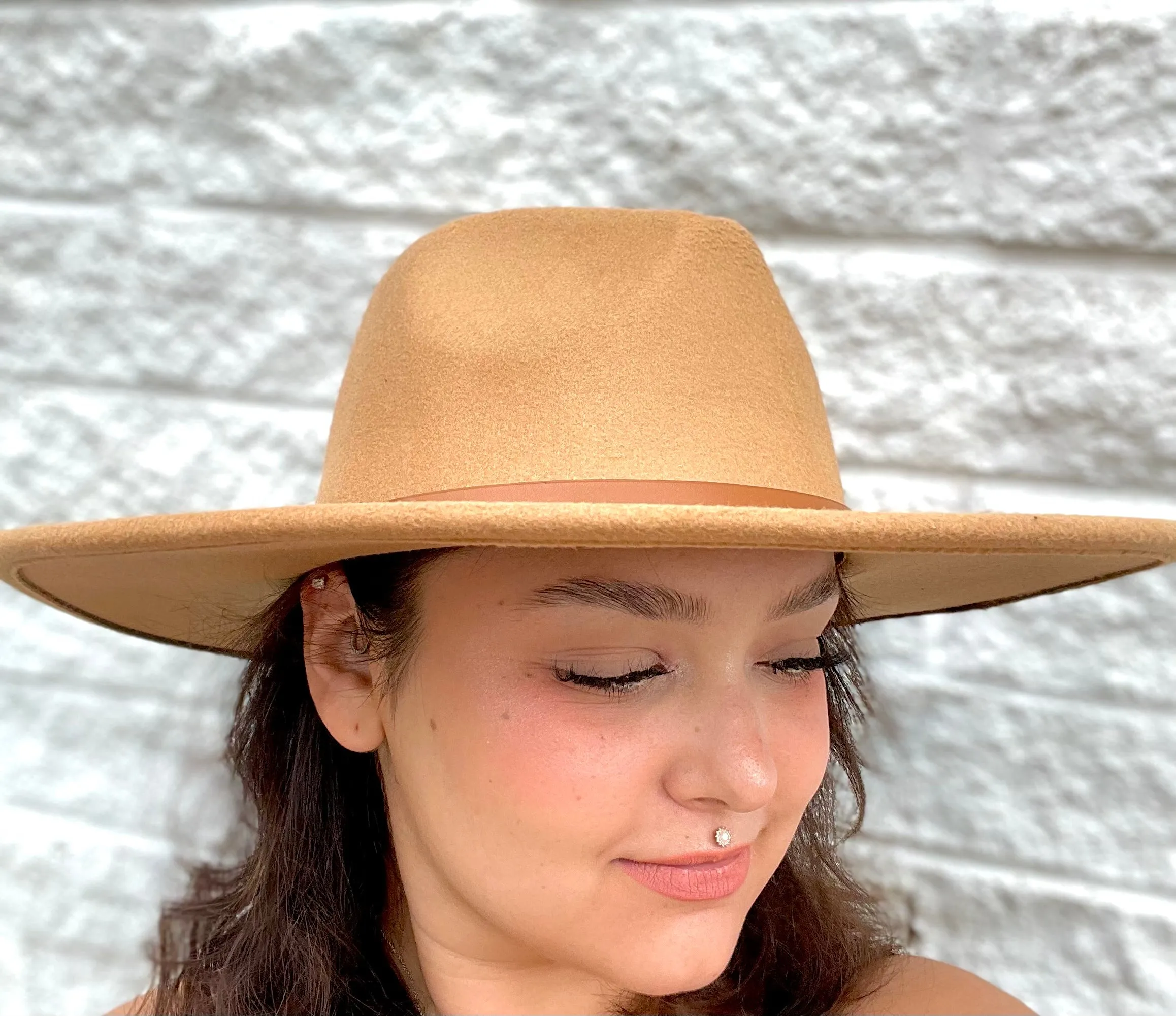 Accity Leather Belt Panama Hat