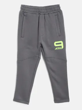 Alcis Boys Solid Grey Track Pants