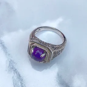 Amethyst Sterling silver ring