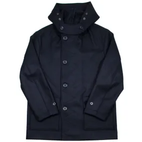 Arpenteur - Kabig Melton Wool Jacket - Navy