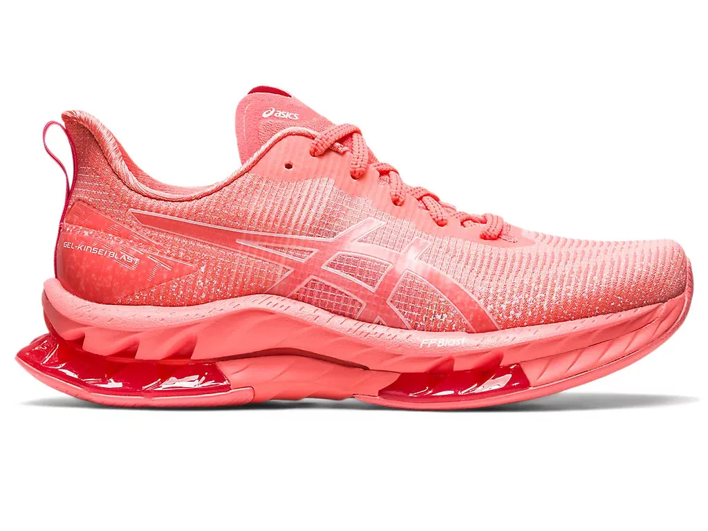 ASICS Women's GEL-KINSEI BLAST LE 2 (Papaya/White)