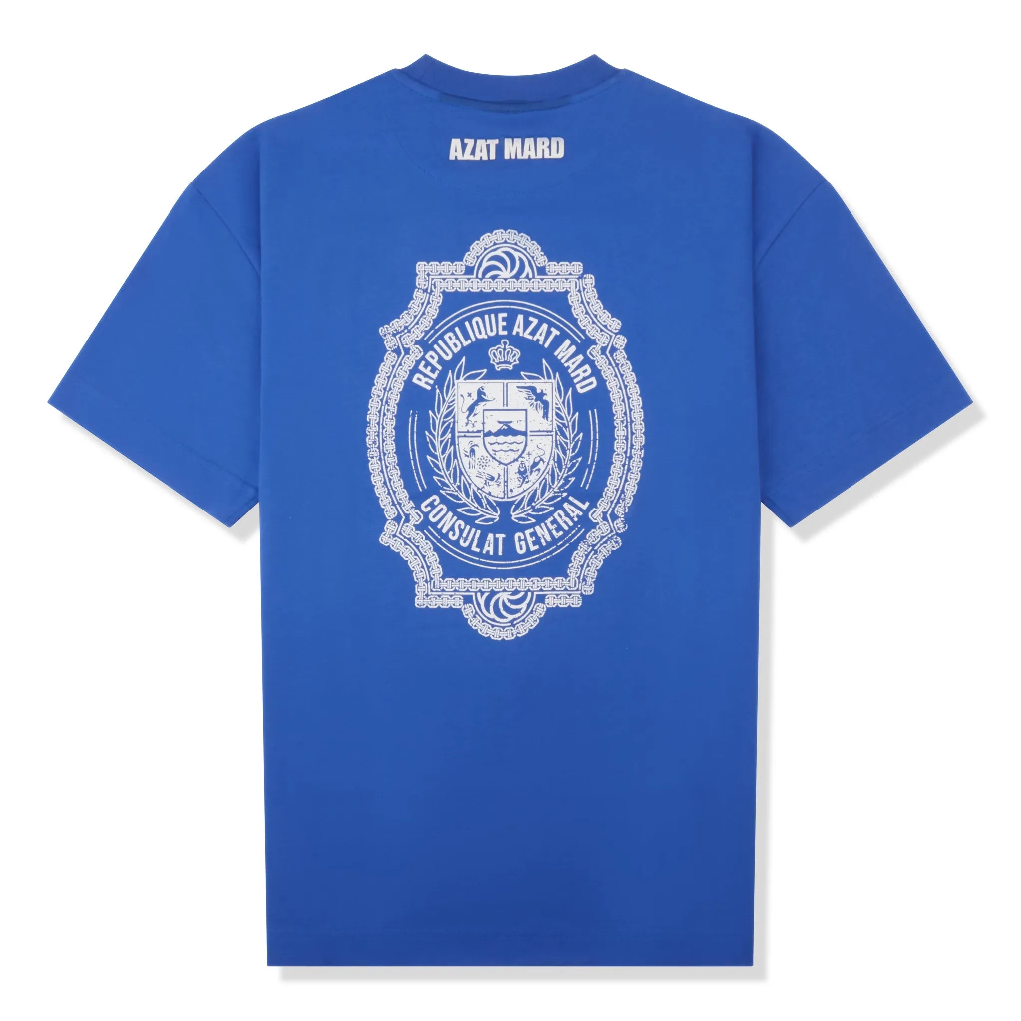 Azat Mard Crest T Shirt Blue