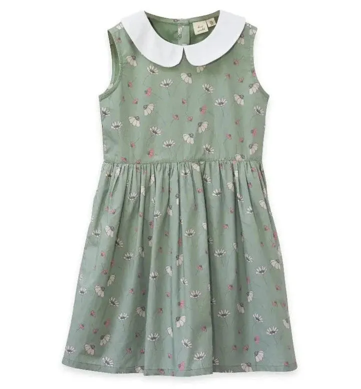 Beet World Herbie Dress, Green Floral