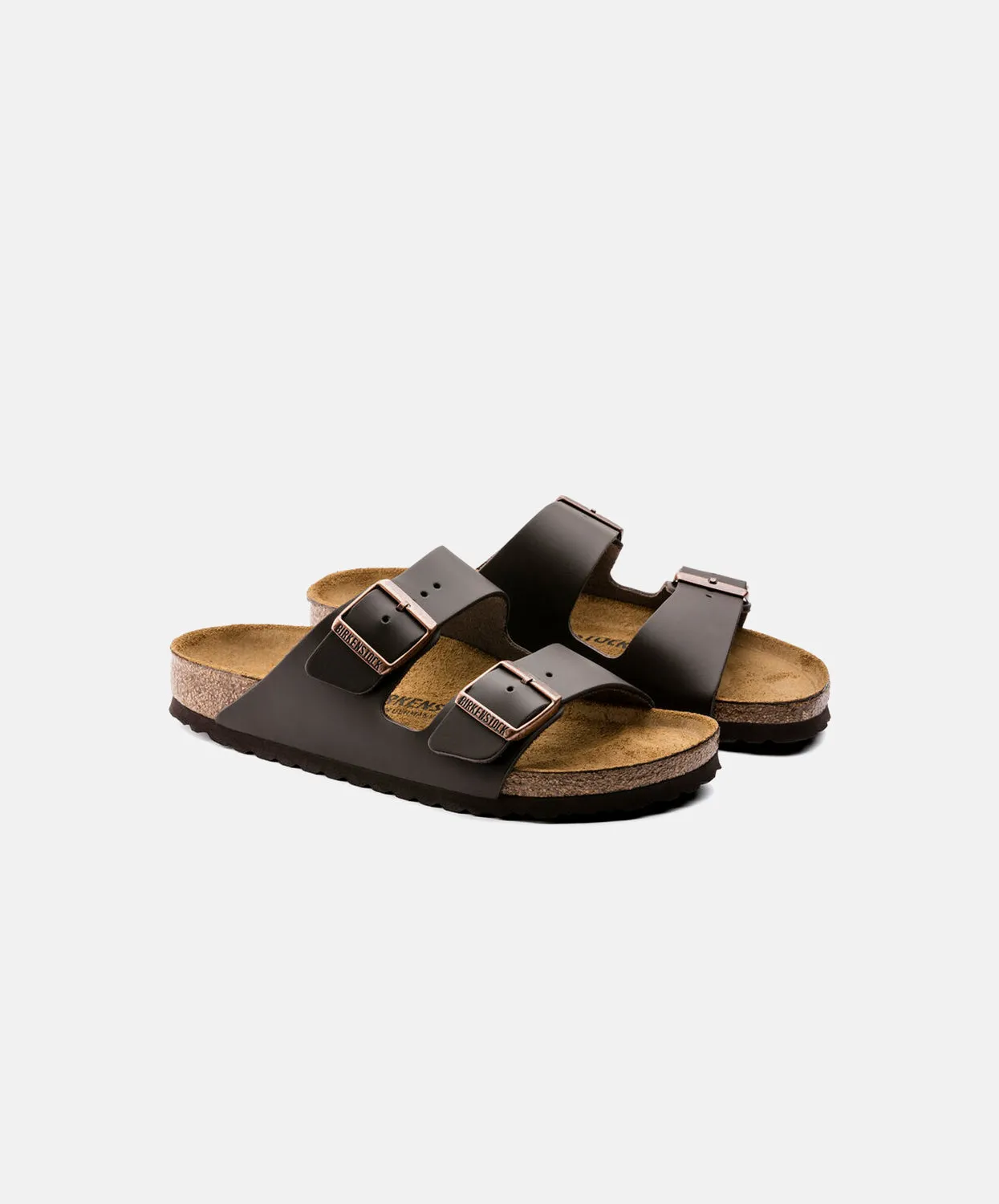 Birkenstock Arizona Leather Dark Brown Sandals