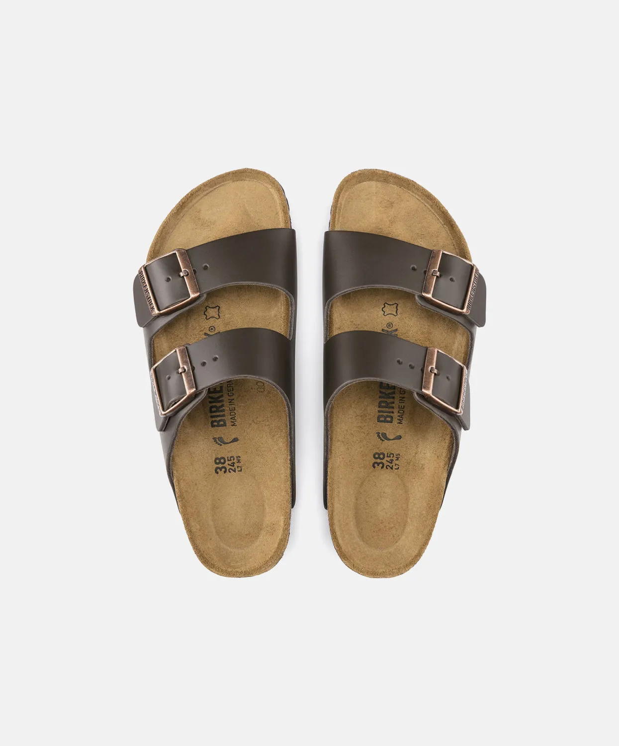 Birkenstock Arizona Leather Dark Brown Sandals