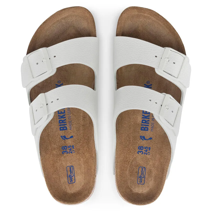 Birkenstock UNISEX Arizona Soft Footbed (White - Regular fit)