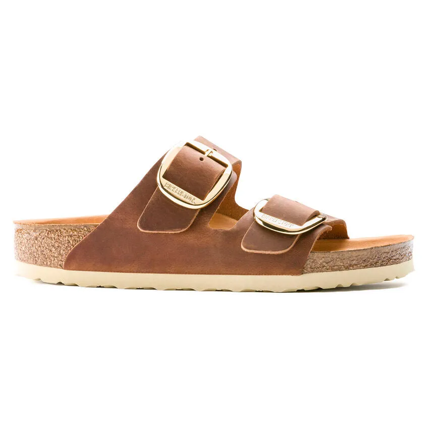 Birkenstock Women's Arizona Big Buckle Oiled Leather (Cognac)