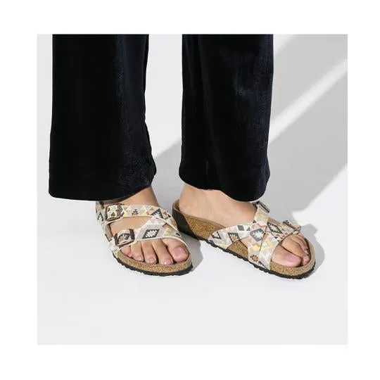 Birkenstock Yao Birko-Flor MicroFibre Ethno Mocca Vegan Sandals