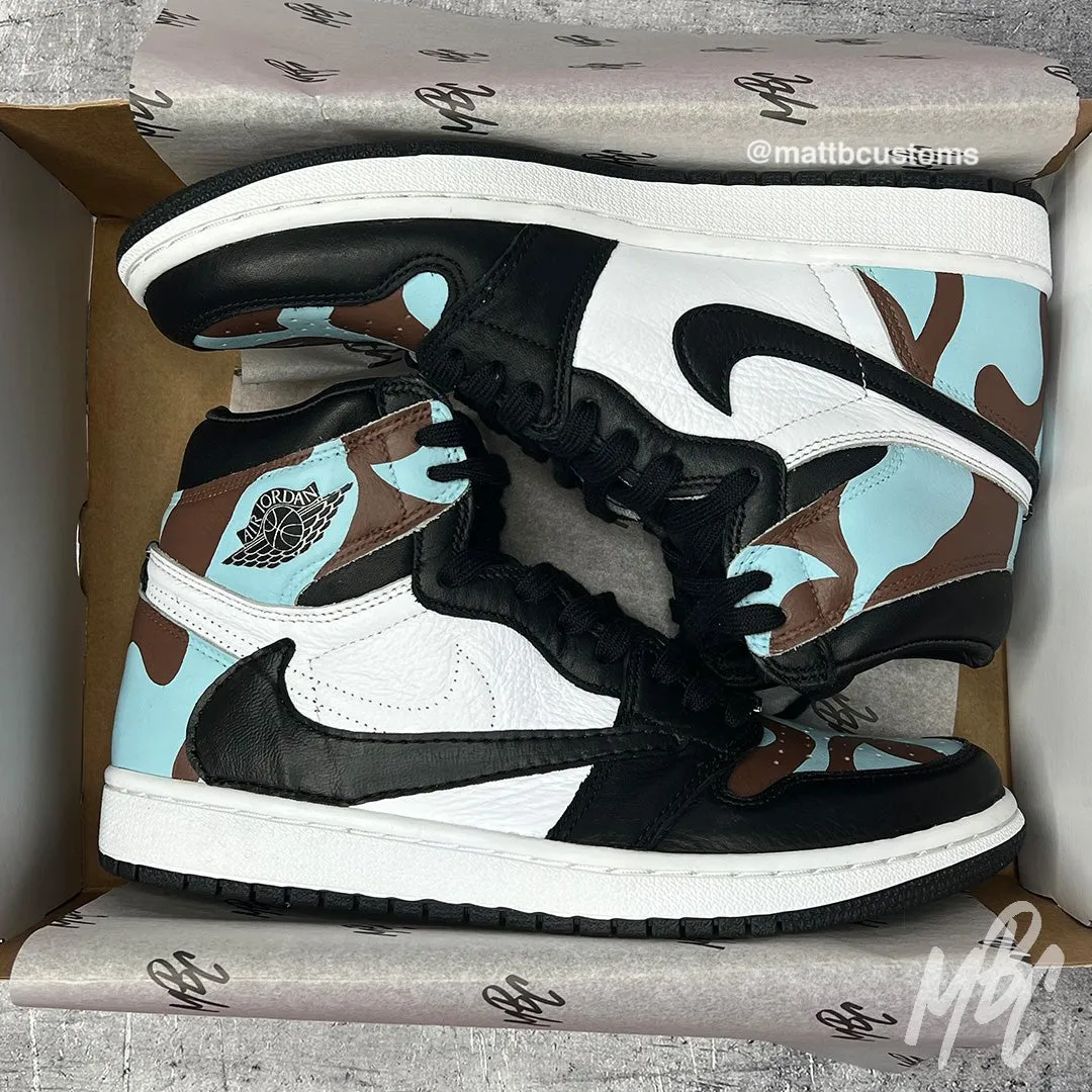 Blue Latte Reverse Swoosh - Jordan 1 High | UK 6 (EU 40)