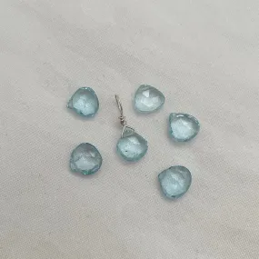 Blue Topaz Heart Briolette