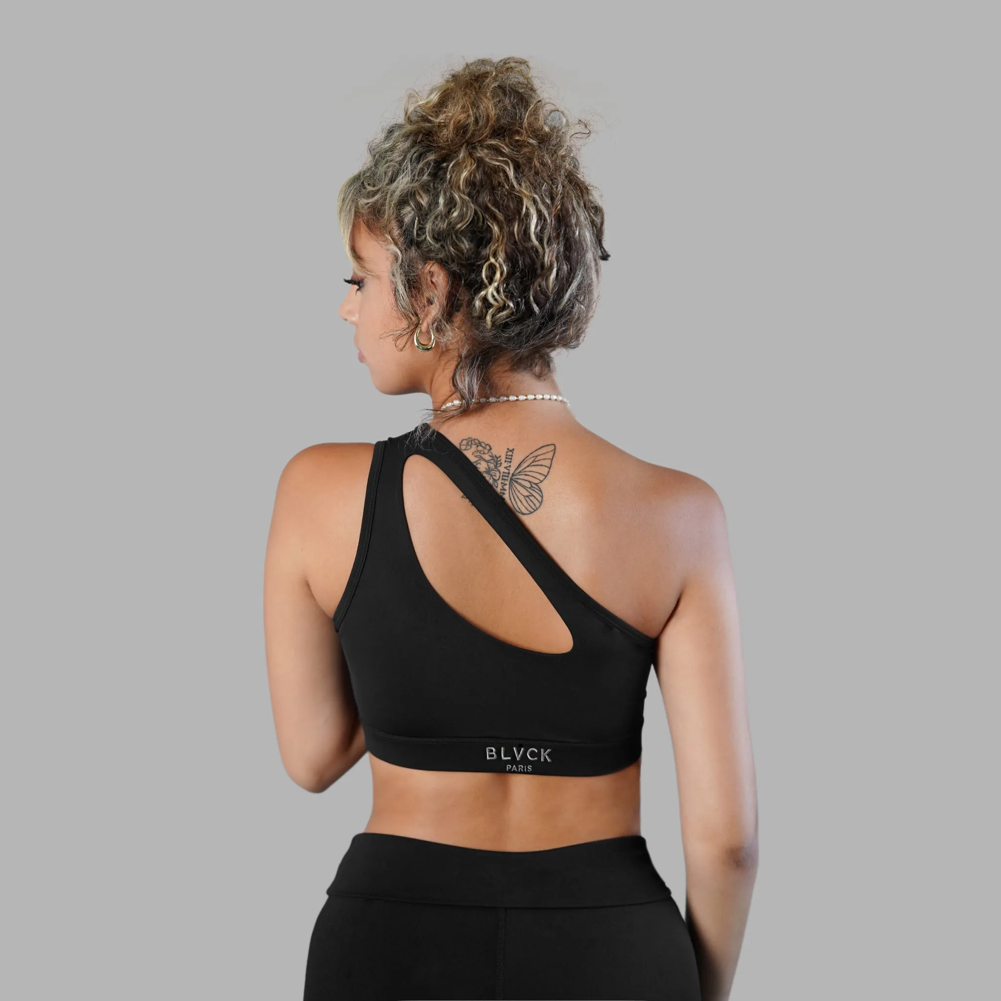 Blvck Off Shoulder Sport Bra