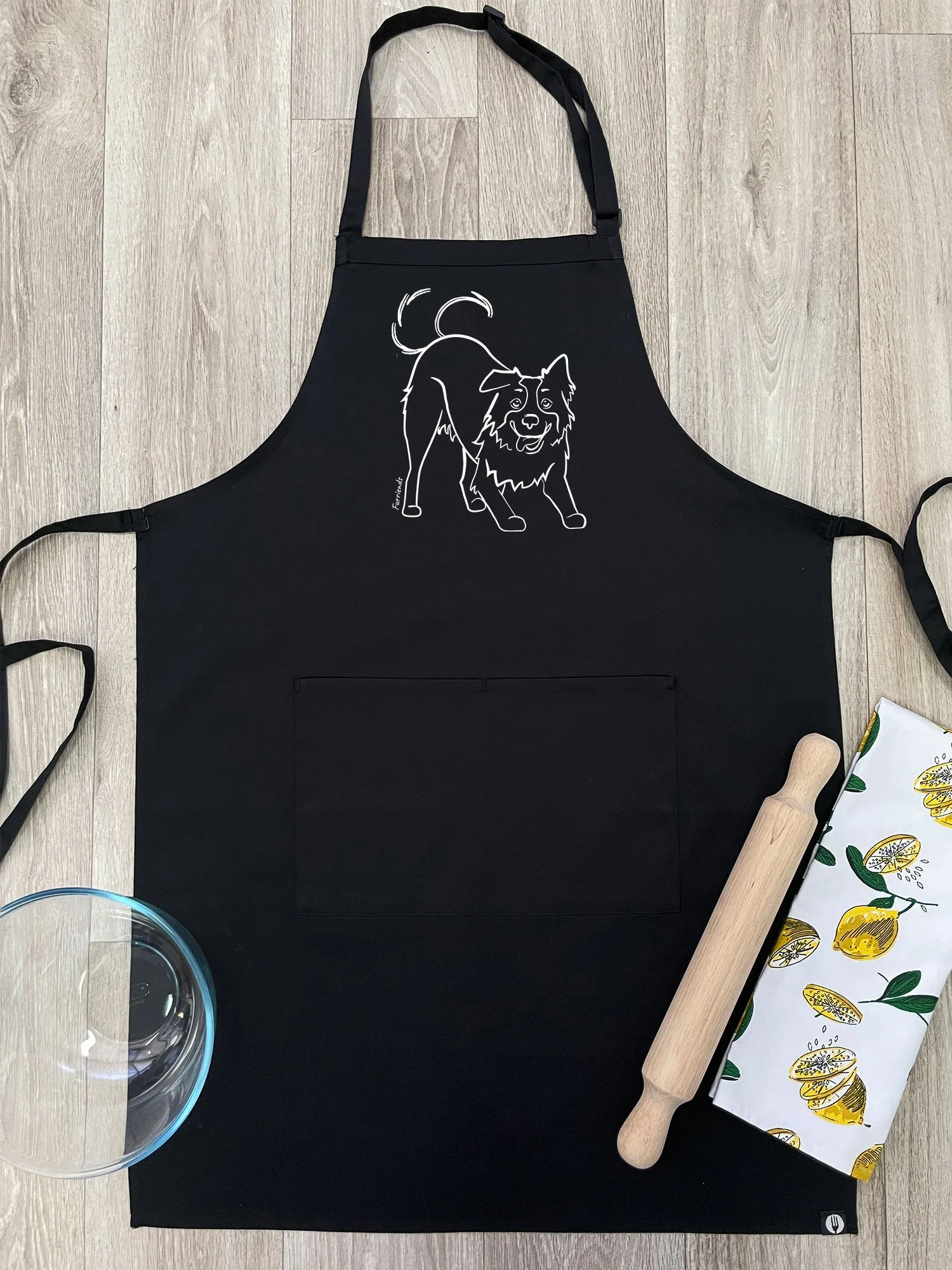 Border Collie Bib Apron