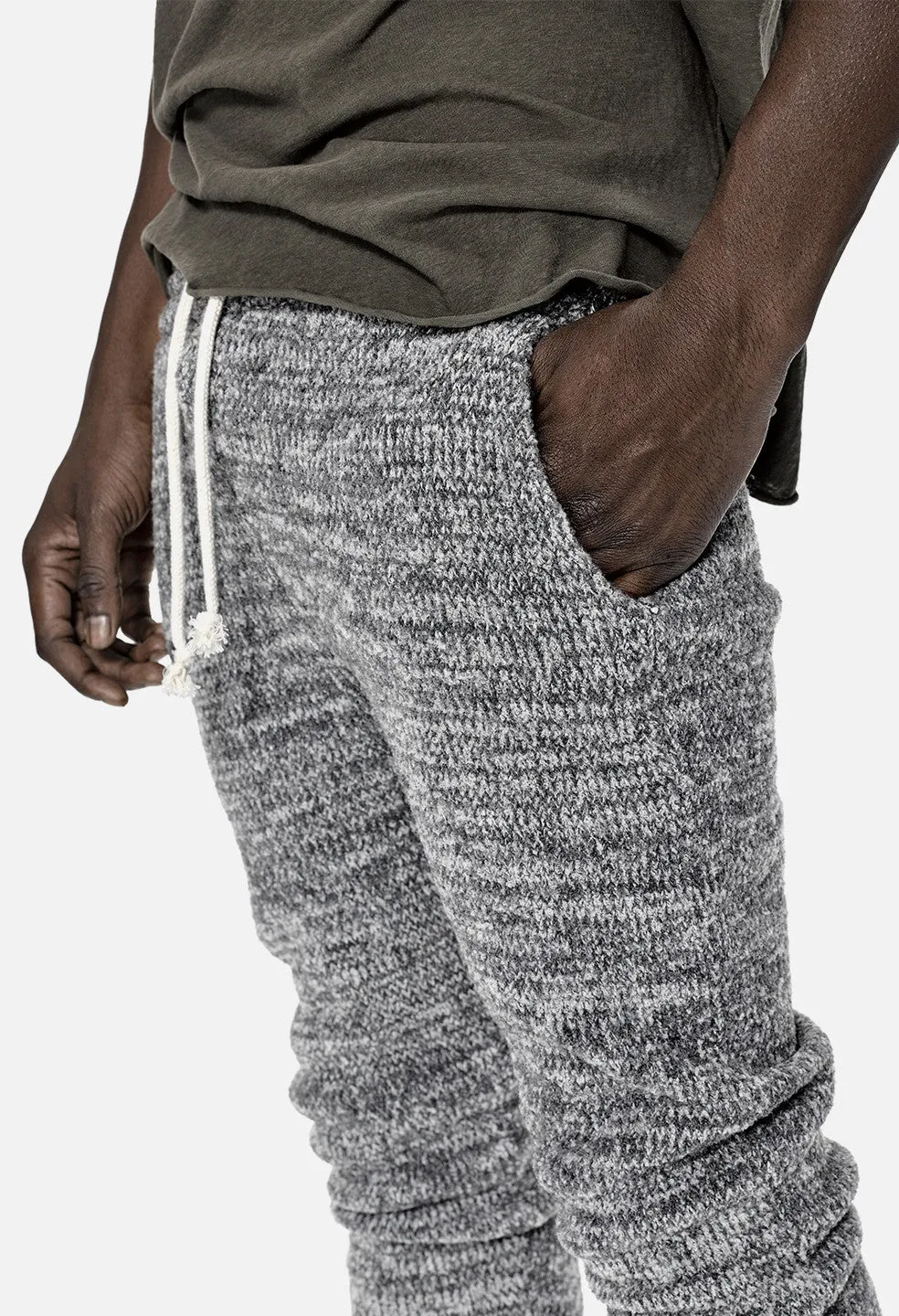 Boucle Sweatpants / Grey Melange