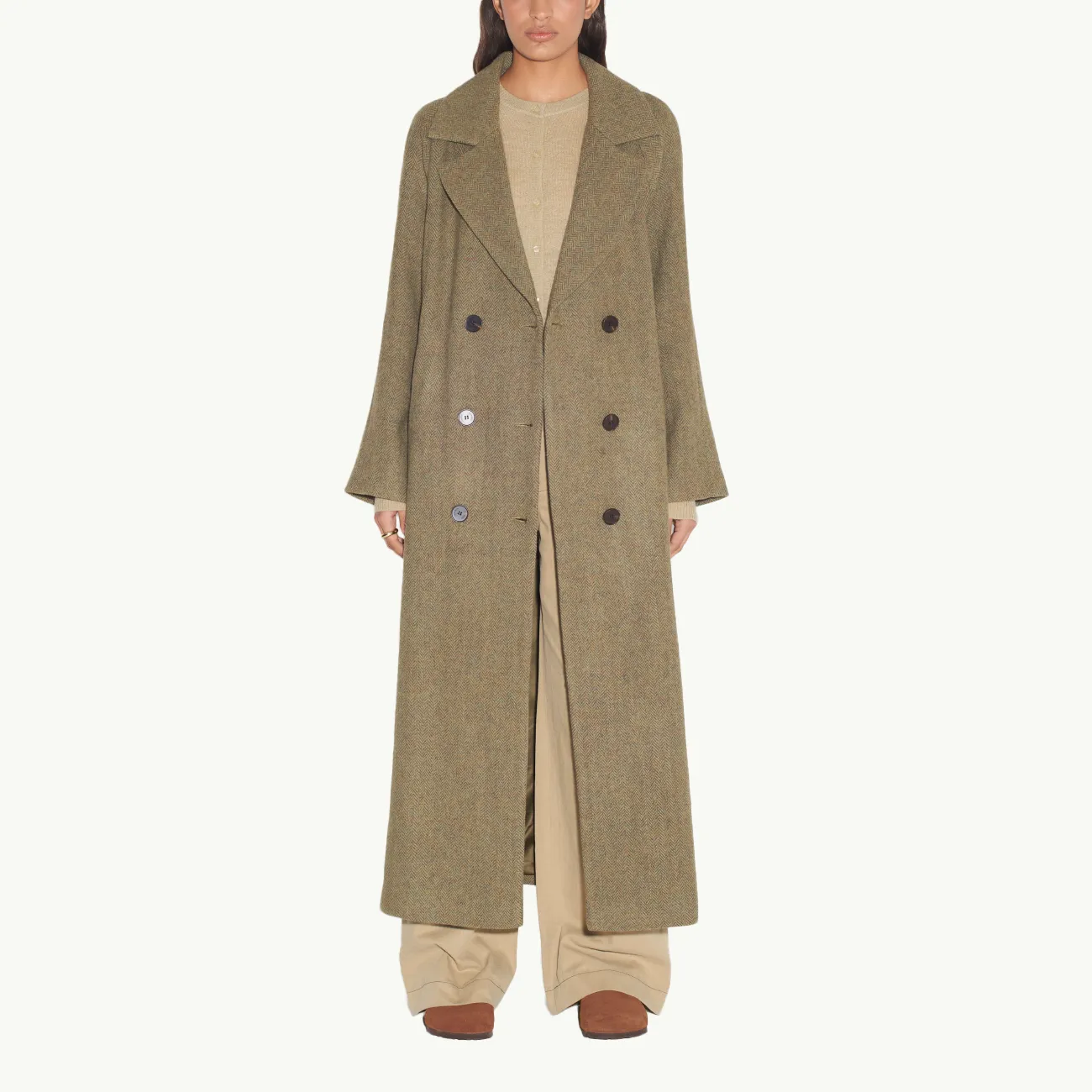 Burnie Coat - Moss Green