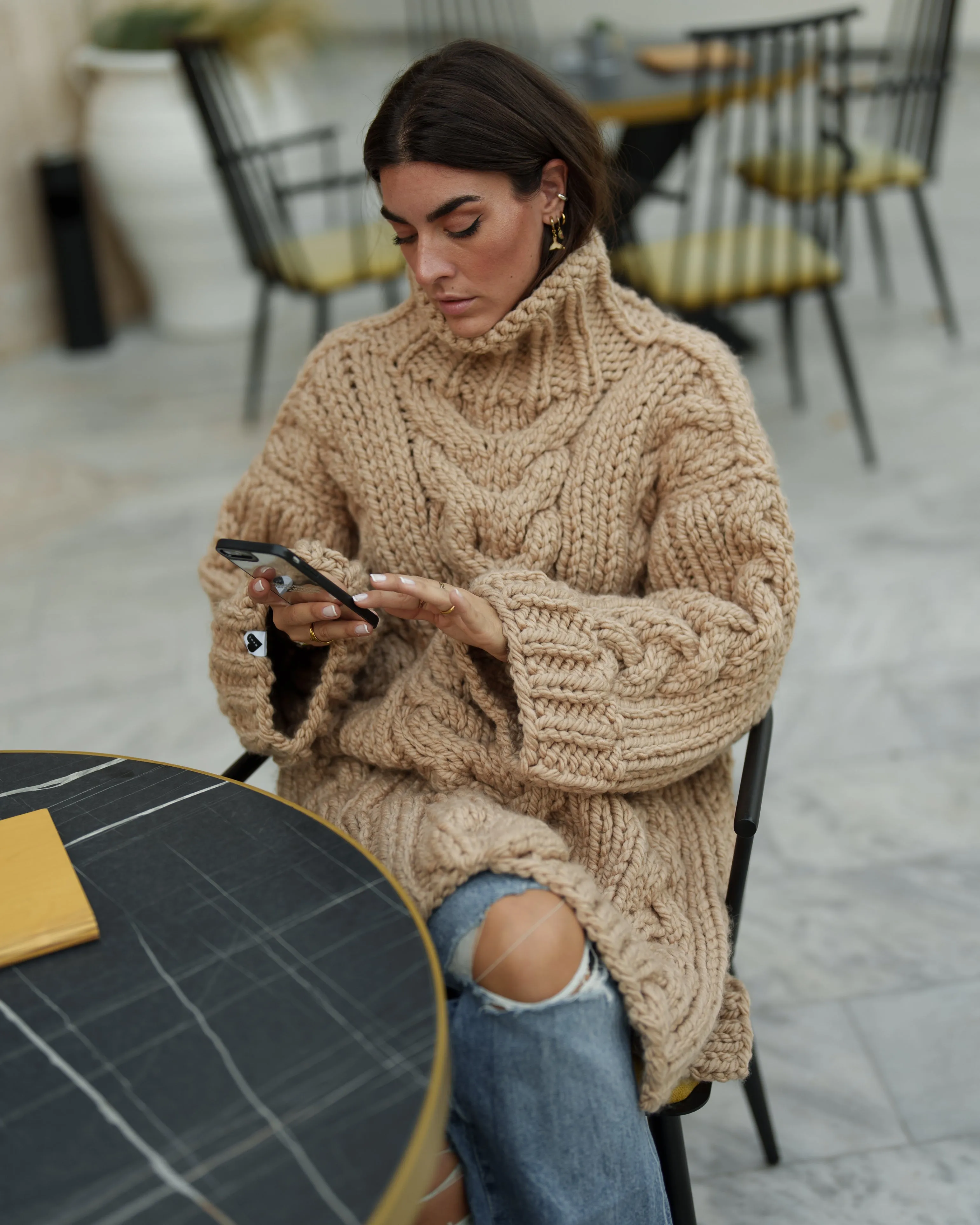 Cable Sweater Dress