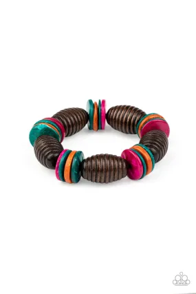 Caribbean Castaway - Multi - Paparazzi Bracelet