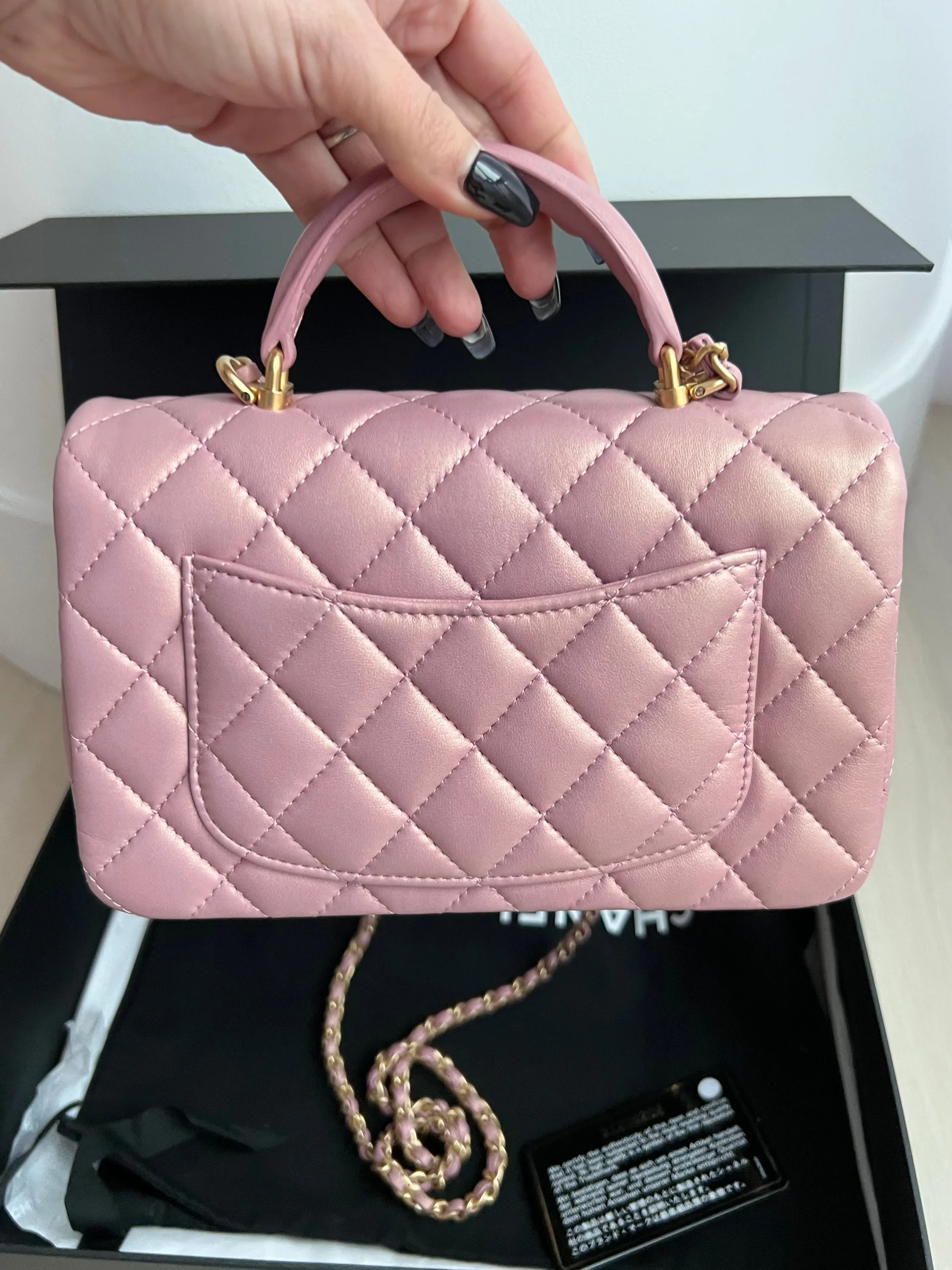 Chanel Mini Top Handle Bag