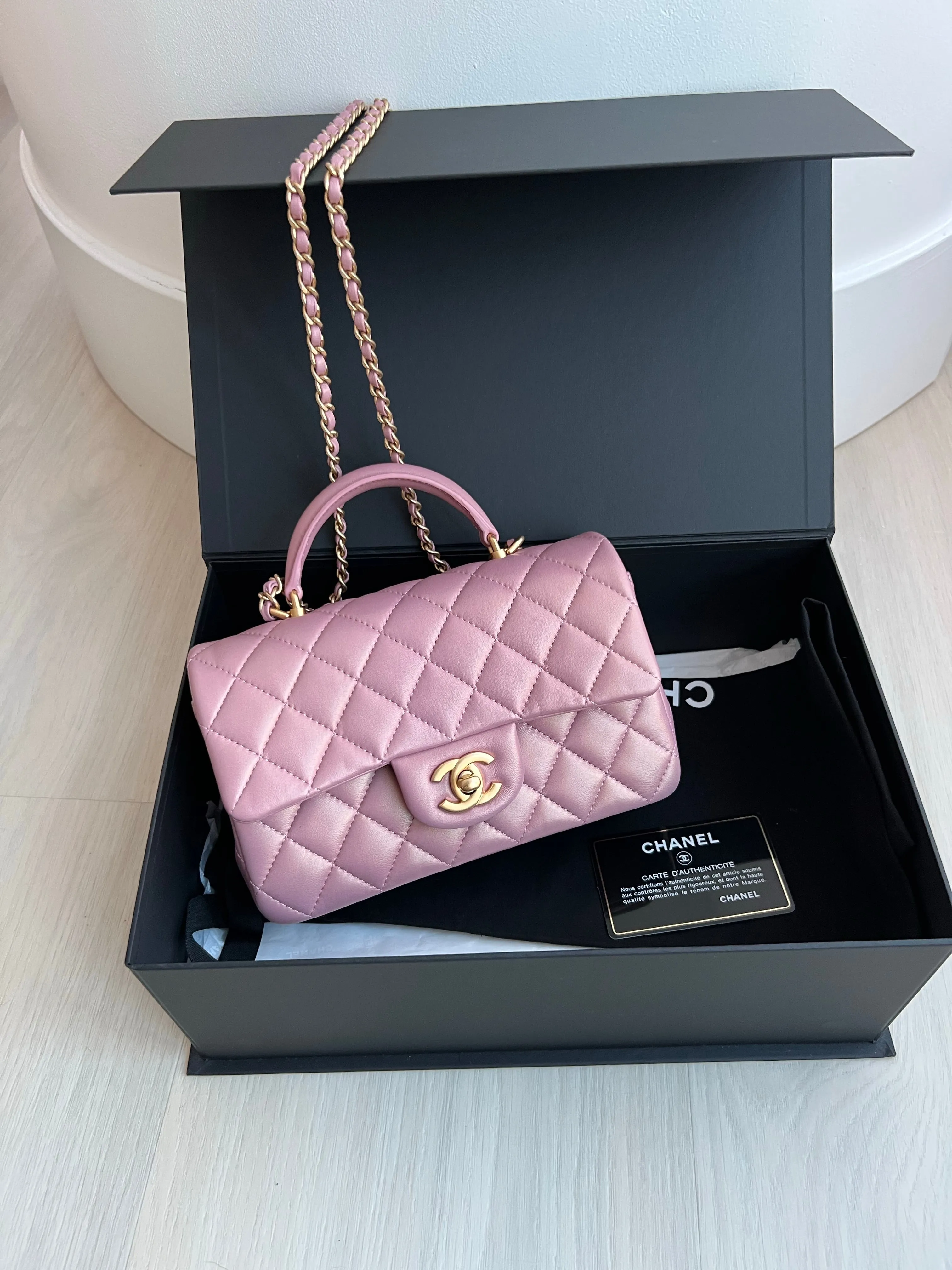 Chanel Mini Top Handle Bag