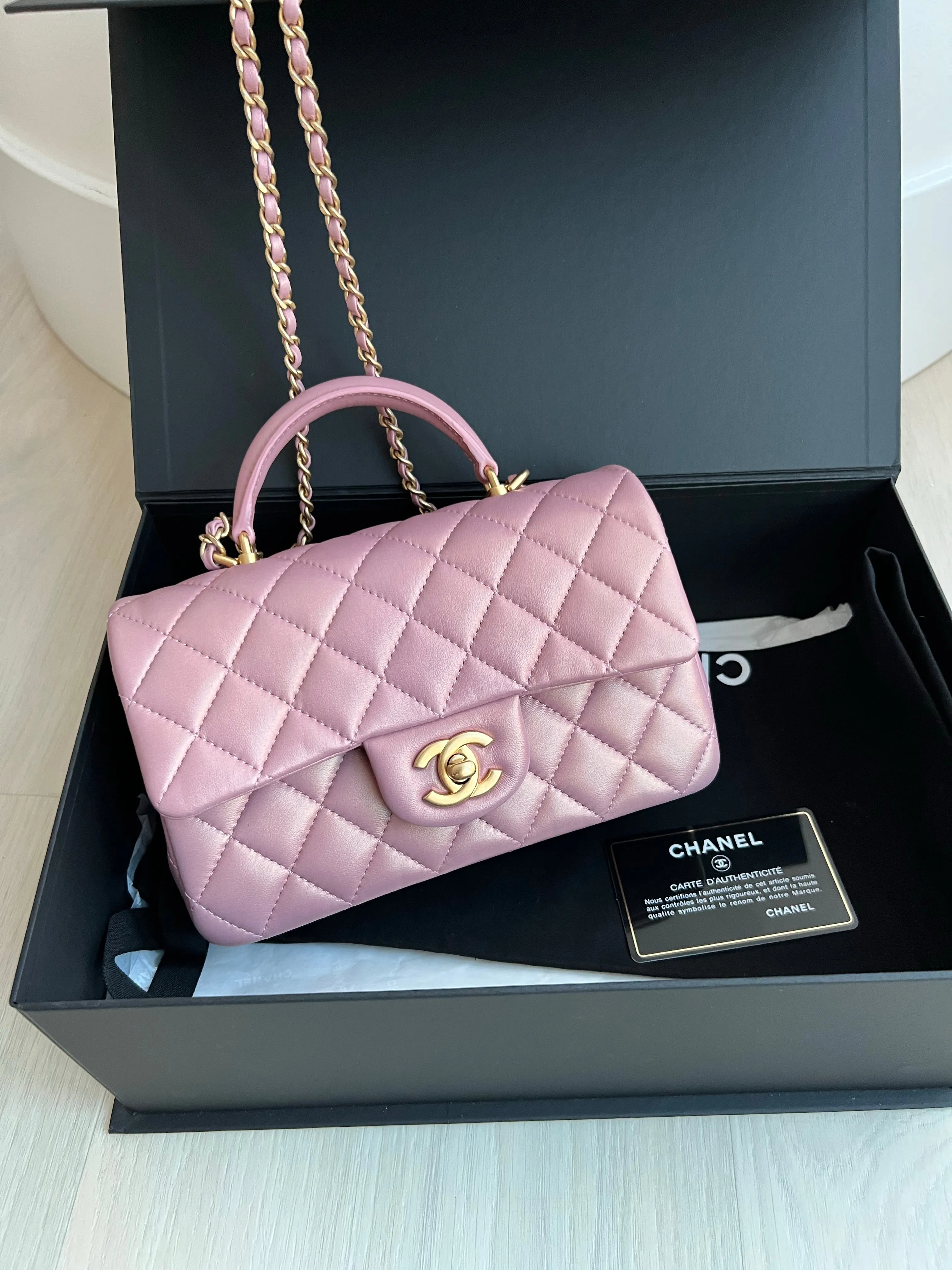 Chanel Mini Top Handle Bag