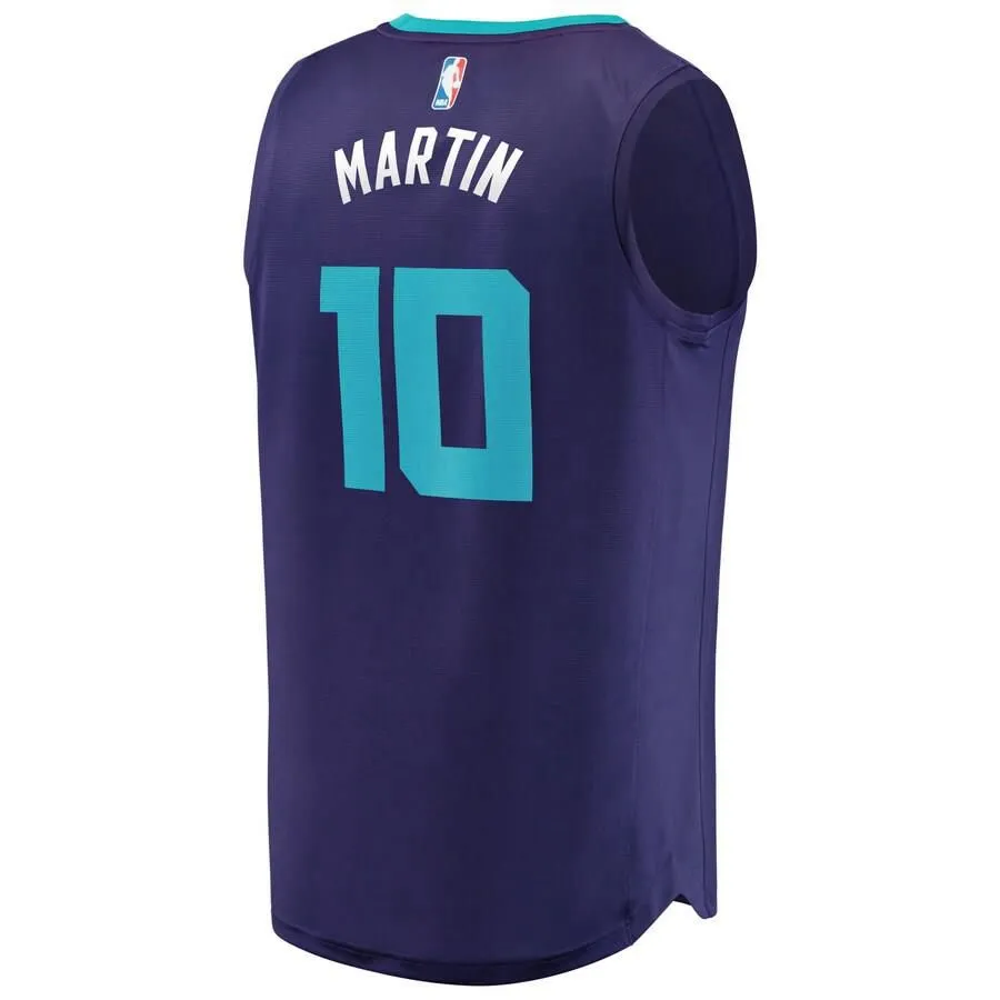 Charlotte Hornets Caleb Martin Fanatics Branded Fast Break Player Statement Jersey Kids - Purple | Ireland R8474T1