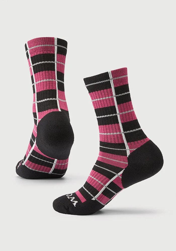 Clearance - Plaid Crazy Crew Socks