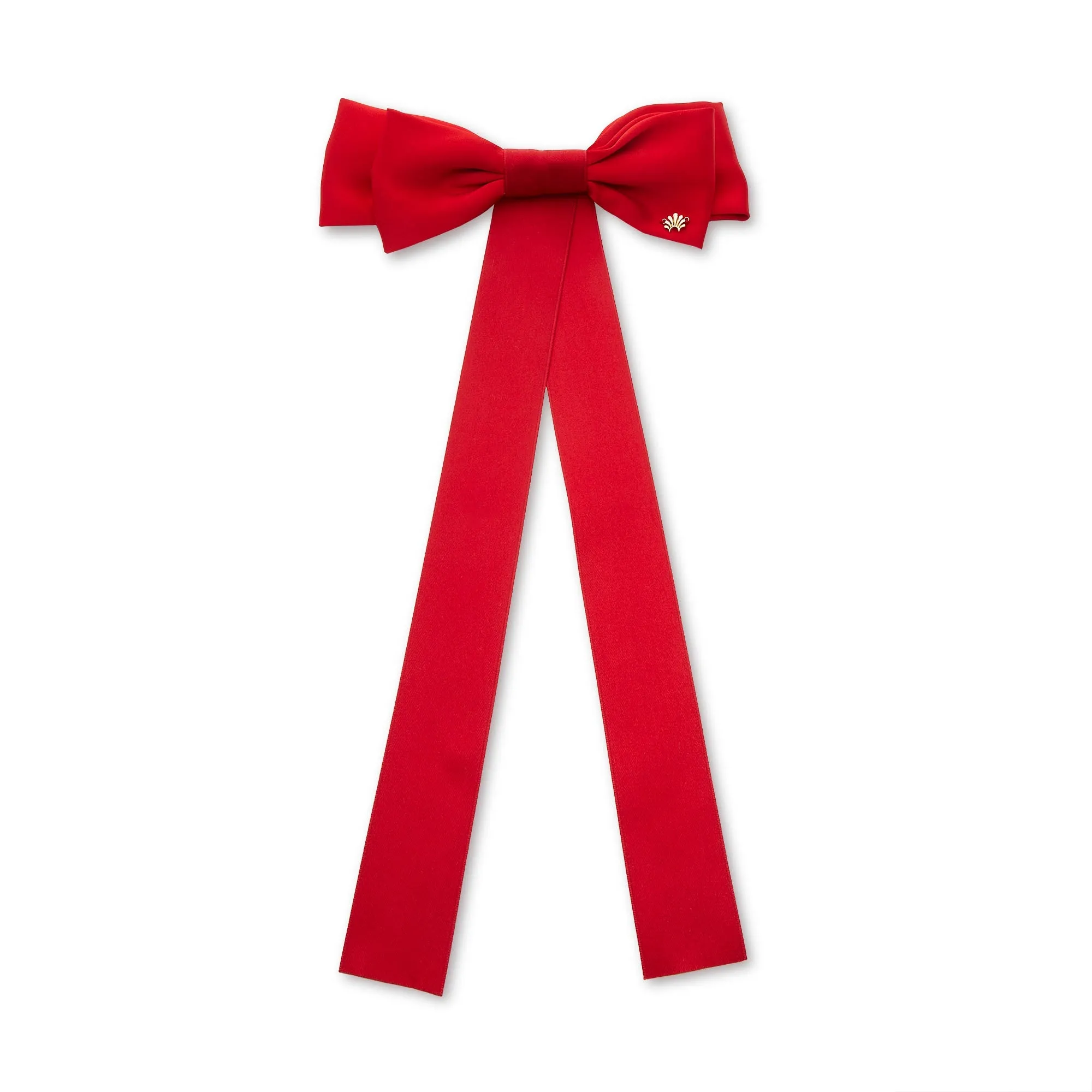 CRIMSON JANE BOW BARRETTE