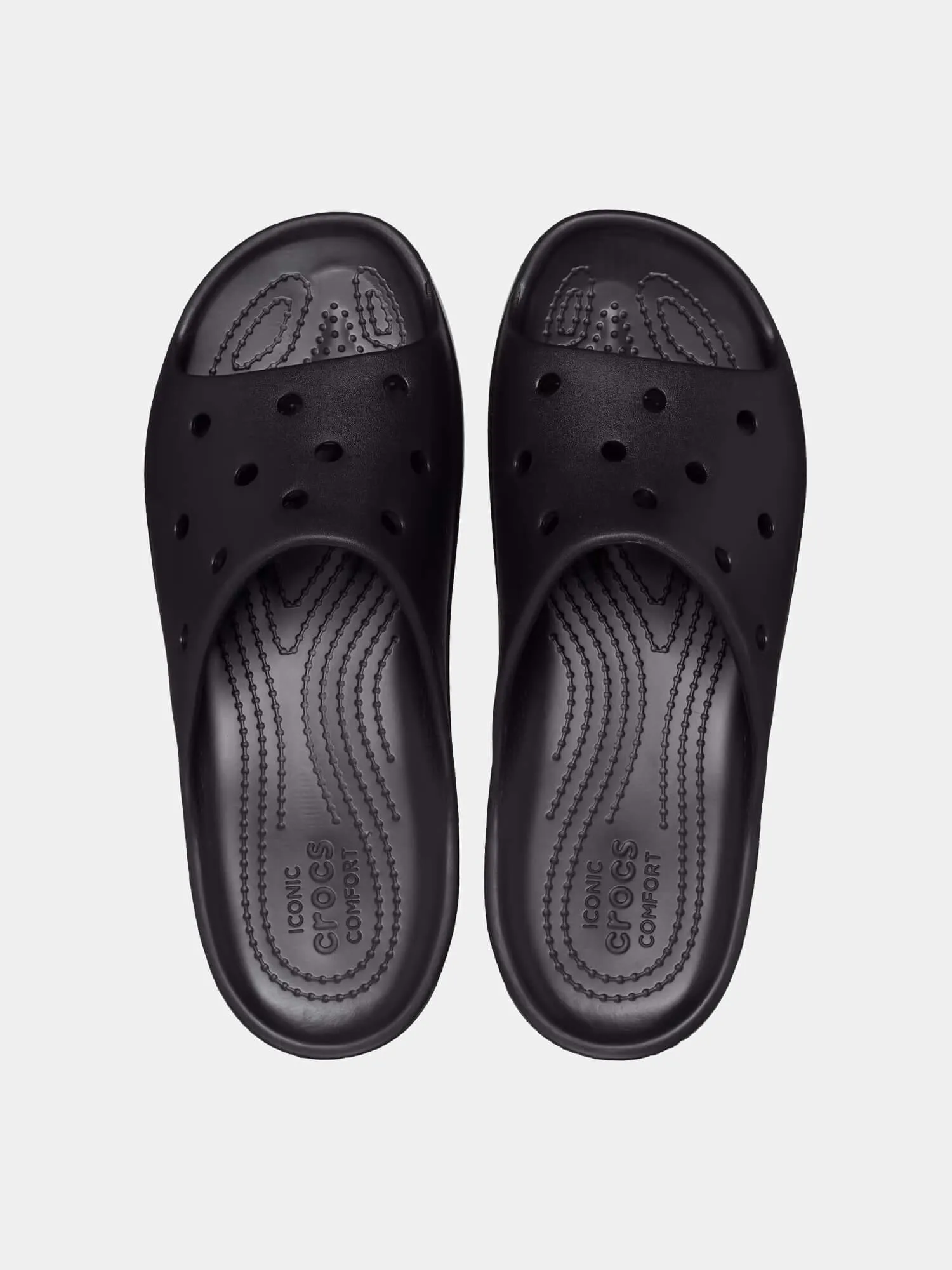 Crocs Classic Platform Slide Womens - Black