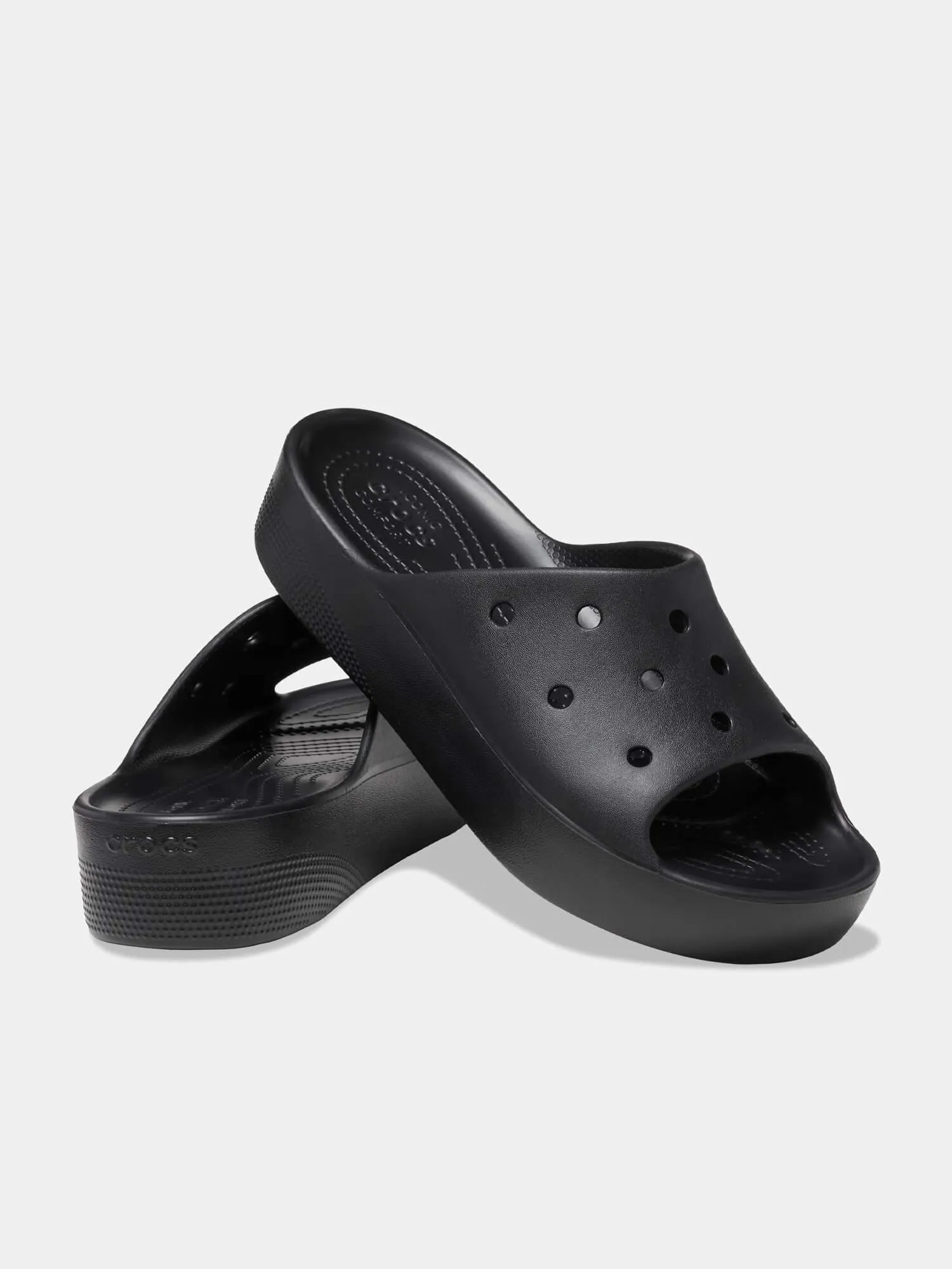 Crocs Classic Platform Slide Womens - Black