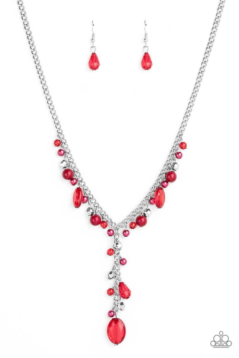 Crystal Couture - Red Paparazzi Necklace