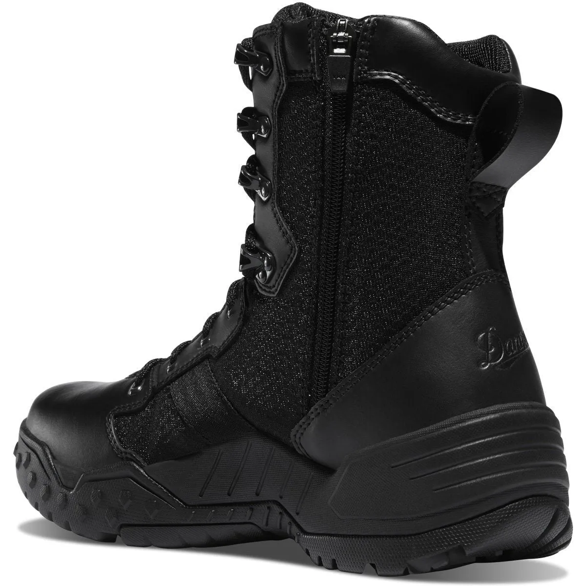 Danner Men's Scorch 8" Side Zip Duty Boot -Black- 25732