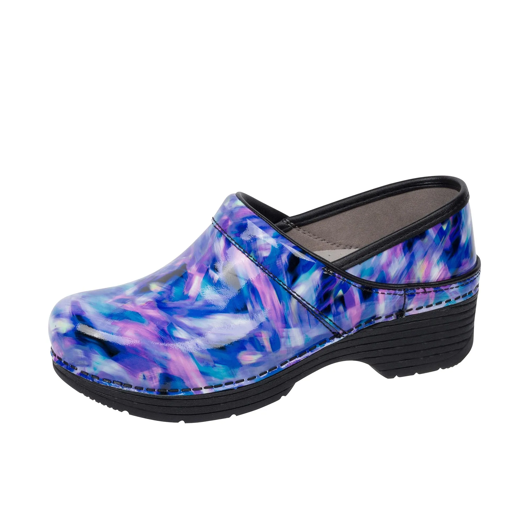 Dansko Womens Patent LT Pro Blue Crush