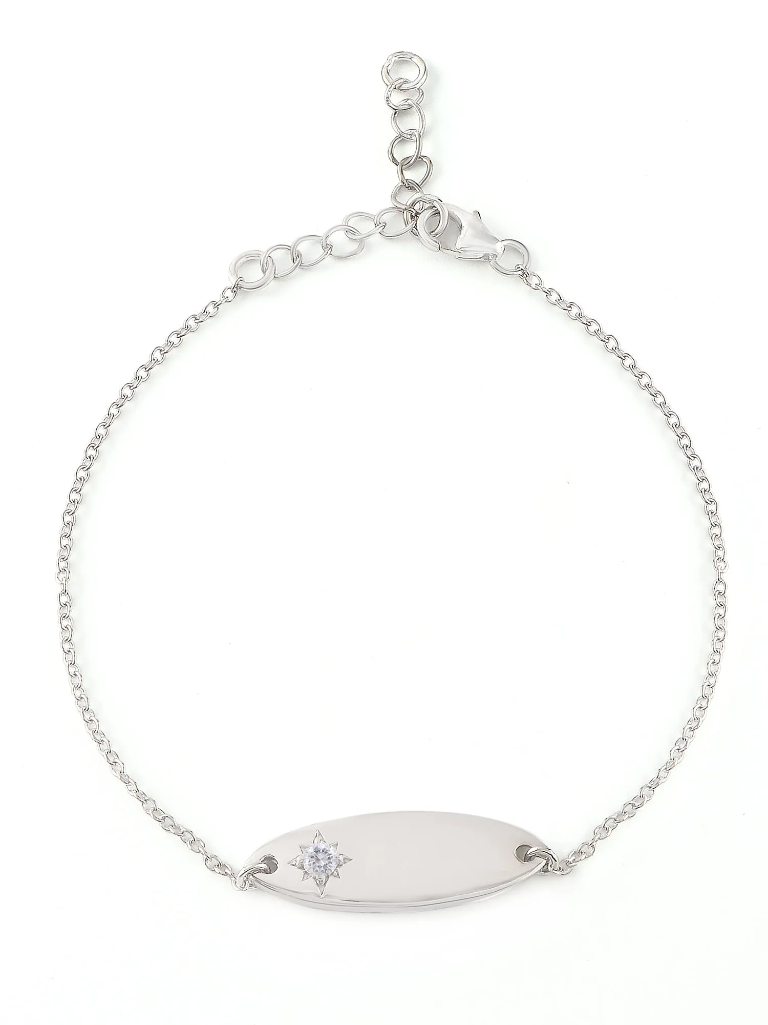 Deal Of The Month -  925 Silver Star Bracelet For Him