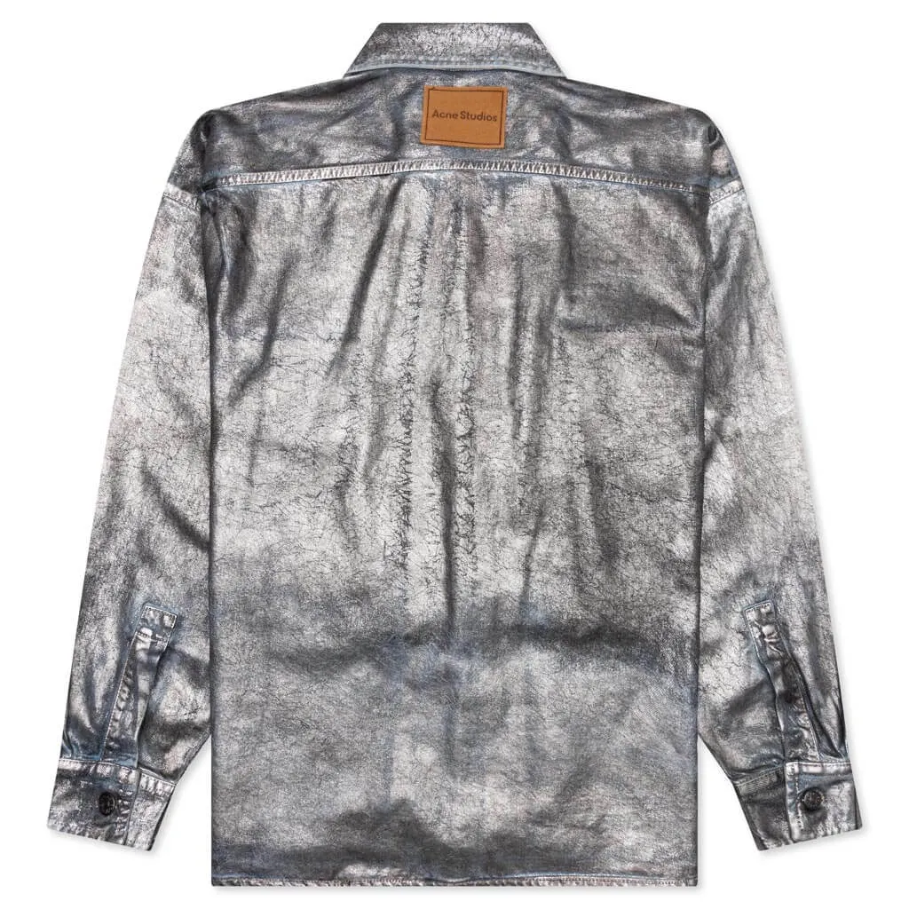 Denim Shirt - Silver/Blue