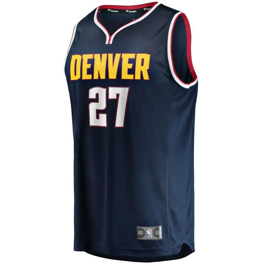 Denver Nuggets Jamal Murray Fanatics Branded Replica Fast Break Player Icon Jersey Kids - Navy | Ireland U1087Q1