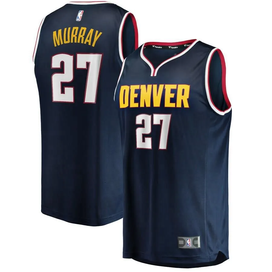 Denver Nuggets Jamal Murray Fanatics Branded Replica Fast Break Player Icon Jersey Kids - Navy | Ireland U1087Q1