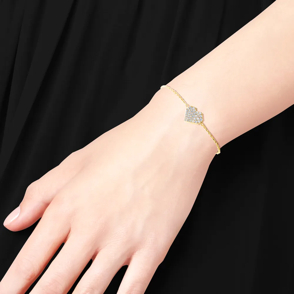 Diamond Ararat Heart Bracelet