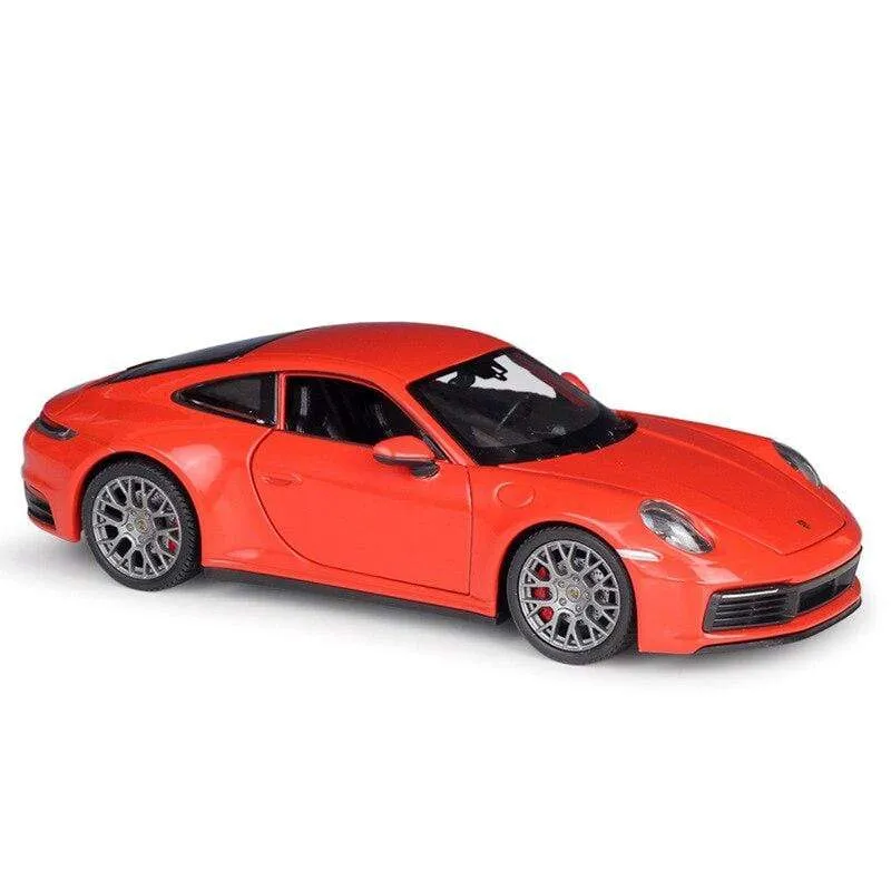 Diecast 1:24 Car Porsche 911 Carrera 4S Simulator Toy Sports Car Model Car Alloy Metal Toy Car For Childen Gift Collection