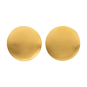 Disc Earring, Gold